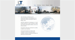 Desktop Screenshot of lithetech.com